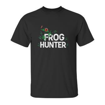 Frog Hunter Gift Little Amphibian Catcher Boys Girls Kids Unisex T-Shirt | Favorety UK