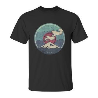 Fuji Volcano Classic Retro Unisex T-Shirt | Favorety DE