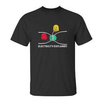 Funny Electricity Explained Unisex T-Shirt | Favorety AU