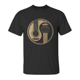 Funny Guitar Guitar Yin Yang Guitarist Unisex T-Shirt | Favorety DE