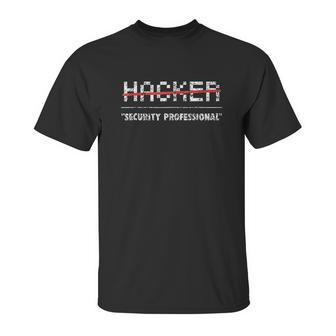 Funny Hacker Cyber Security Computer Unisex T-Shirt | Favorety DE