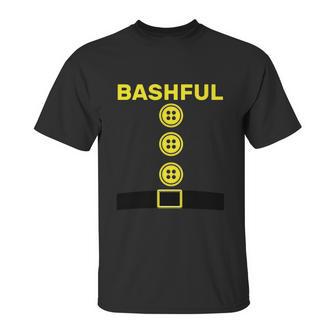 Funny Halloween Bashful Dwarf Halloween Costume Unisex T-Shirt | Favorety