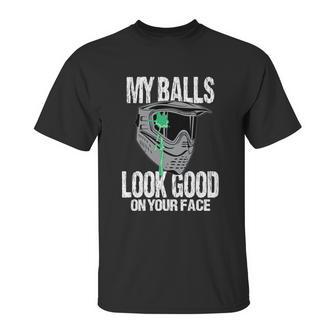 Funny Paintball Player Shooting Game Gift Kids Gift Unisex T-Shirt | Favorety CA