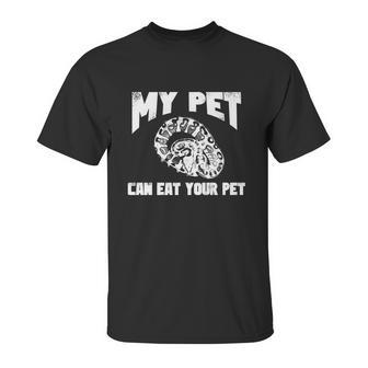 Funny Pet Love Ball Python Gift Funny Gift Snake Lovers Gift Unisex T-Shirt | Favorety UK