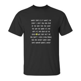 Funny Pickleball Game Talk And Phrases Pickleball Gifts Unisex T-Shirt | Favorety