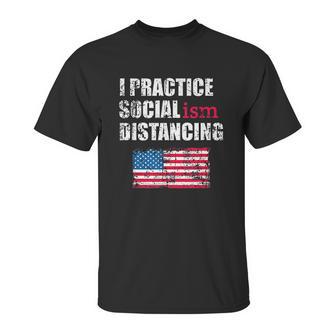 Funny Political Social Distancing Socialist Unisex T-Shirt | Favorety UK