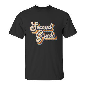 Funny Retro Second Grade Logo Unisex T-Shirt | Favorety AU