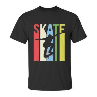 Funny Retro Skate Logo Unisex T-Shirt | Favorety UK