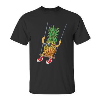 Funny Swinging Pineapple Unisex T-Shirt | Favorety AU