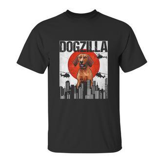 Funny Vintage Japanese Dogzilla Redbone Coonhound Unisex T-Shirt | Favorety UK