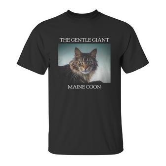 Gentle Giant Maine Coon Unisex T-Shirt | Favorety AU