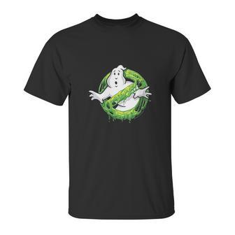 Ghostbusters Classic Slime Ghost Logo Unisex T-Shirt | Favorety