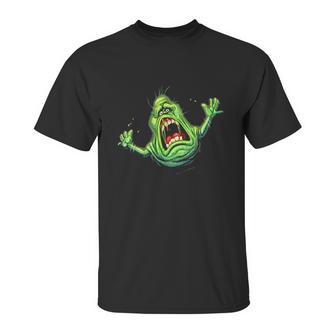 Ghostbusters Slimer Screaming Portrait Unisex T-Shirt | Favorety