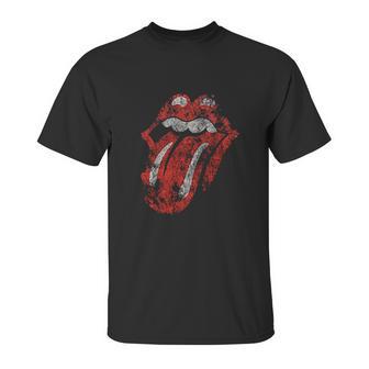 Girls Rolling Stones Distressed Tongue Unisex T-Shirt | Favorety CA