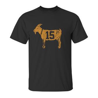 Goat 15 Vintage Mahomes Kansas Unisex T-Shirt | Favorety AU