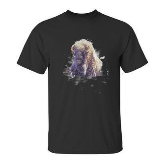 Great Native American White Buffalo Sacred Unisex T-Shirt | Favorety UK