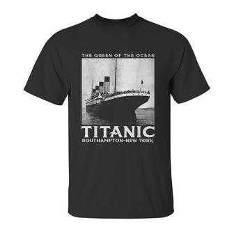 Great Rms Titanic April 1912 Sea Atlantic Ocean Ship Unisex T-Shirt | Favorety UK