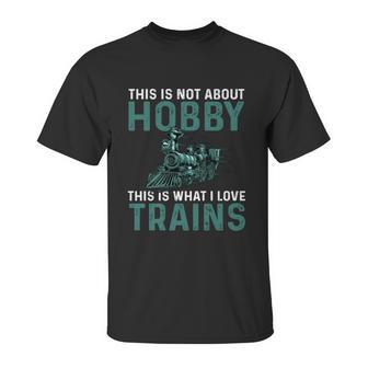 Great Train Lover Design Steam Locomotive Trainspotting Meaningful Gift Unisex T-Shirt | Favorety UK