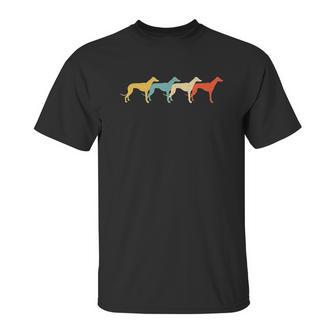 Greyhound Vintage Retro Dog Pet Unisex T-Shirt | Favorety AU