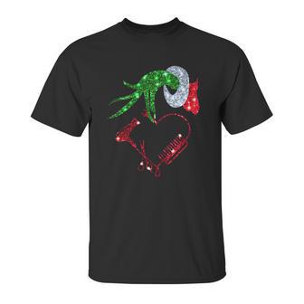 Grinch Hand Holding Love Hair Stylist Unisex T-Shirt | Favorety UK