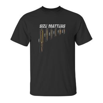 Grunt Style Size Matters Mens Black Unisex T-Shirt | Favorety CA