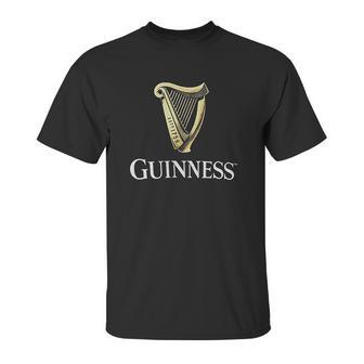 Guinness Black Classic With An Irish Gold Harp Design Unisex T-Shirt | Favorety DE