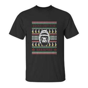 Haase Unlimited Dicks Out For Harambe Unisex T-Shirt | Favorety UK