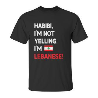 Habibi I Am Lebanese Unisex T-Shirt | Favorety DE