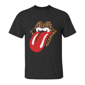 Halloween Leopard Panther Dracula Tongue Scary Unisex T-Shirt | Favorety AU