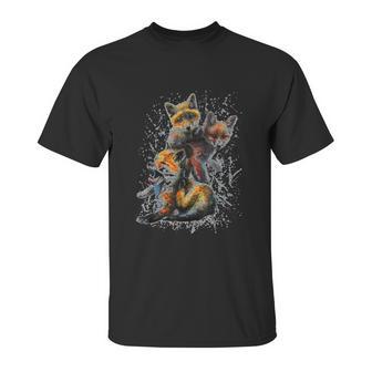 Hand Painted Little Fox Unisex T-Shirt | Favorety