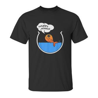 Happy Nowruz 2021 Goldfish Norooz 1400 Persian New Year Unisex T-Shirt | Favorety CA