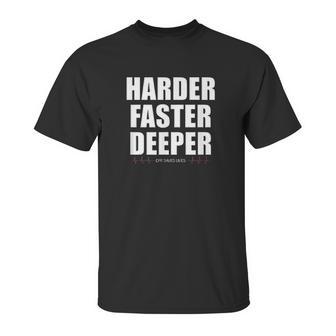 Harder Faster Deeper Cpr Saves Lives Funny Emt Nursing Unisex T-Shirt | Favorety AU