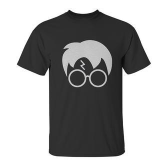 Harry Glasses Lightning Bolt Hair Unisex T-Shirt | Favorety DE