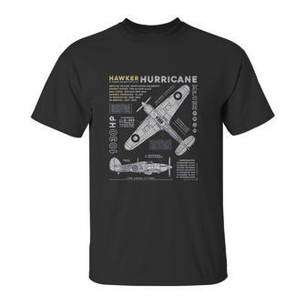 Hawker Hurricane Battle Of Britain Wwii Raf Fighter Plane Unisex T-Shirt | Favorety AU