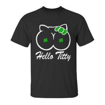 Hello Titty Irish Clover Unisex T-Shirt | Favorety UK