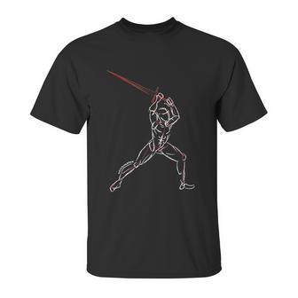 Hema Male Fencing Sketch Unisex T-Shirt | Favorety UK