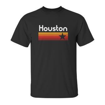 Houston Baseball Throwback Unisex T-Shirt | Favorety