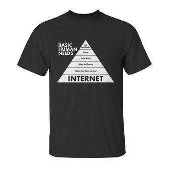 Basic Human Needs Pyramid Unisex T-Shirt | Favorety UK