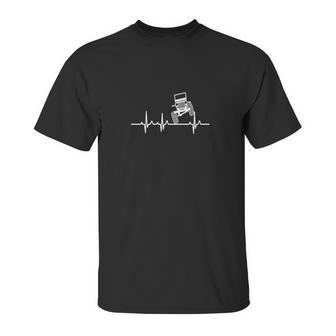 Jeep Driver - The Jeep Is In My Heartbeat Unisex T-Shirt | Favorety CA