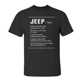 Jeep Noun Unisex T-Shirt | Favorety AU