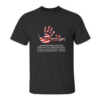 The Jeep Wave Unisex T-Shirt | Favorety