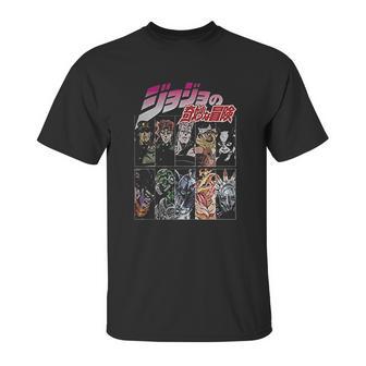 Jojos Bizarre Adventure Stardust Crusaders Joestar Group Unisex T-Shirt | Favorety AU