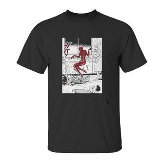 Junji Ito Popping Out Of Skin Black White Red Unisex T-Shirt | Favorety CA