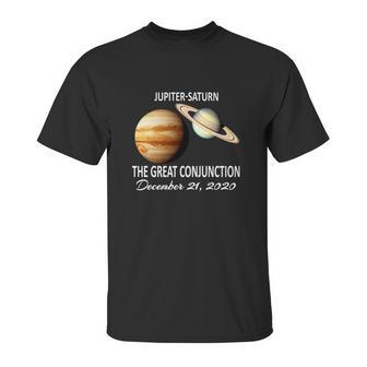 Jupiter Saturn The Great Conjunction December 21 2020 Unisex T-Shirt | Favorety