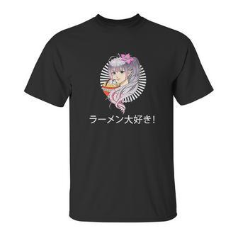 Just A Girl Who Loves Anime Japanese Girl Unisex T-Shirt | Favorety DE