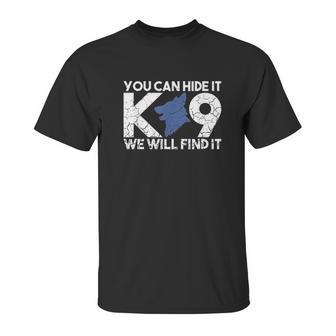 K9 Unit Thin Blue Line K9 Police Tribute Unisex T-Shirt | Favorety