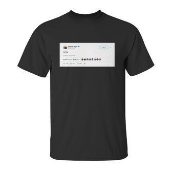 Kanye Tweets 2024 Unisex T-Shirt | Favorety CA