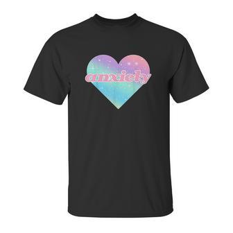 Kawaii Pastel Goth Anxiety Space Heart Unisex T-Shirt | Favorety DE