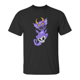 Kawaii Pastel Goth Cute Creepy Demon Dragon & Skull Unisex T-Shirt | Favorety