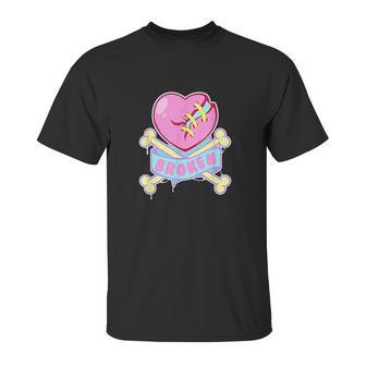 Kawaii Pastel Goth Emo Broken Heart Goth Aesthetic Unisex T-Shirt | Favorety CA